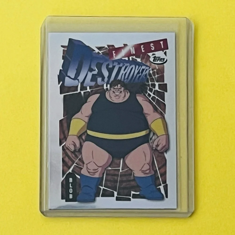 2025‎ Topps Finest Marvel Blob #47 Refractor Destroyers Common Card